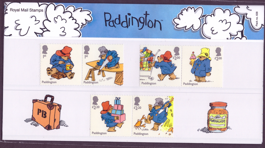 (image for) 2023 Paddington Royal Mail Presentation Pack 638